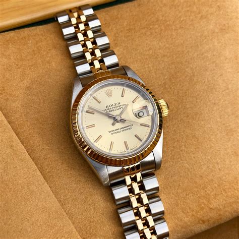 rolex two tone gold dial|rolex lady datejust dial.